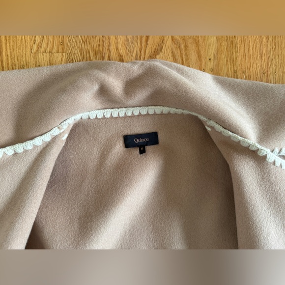 Quince Double Face Merino Wool Scarf Coat - Small - Picture 7 of 8